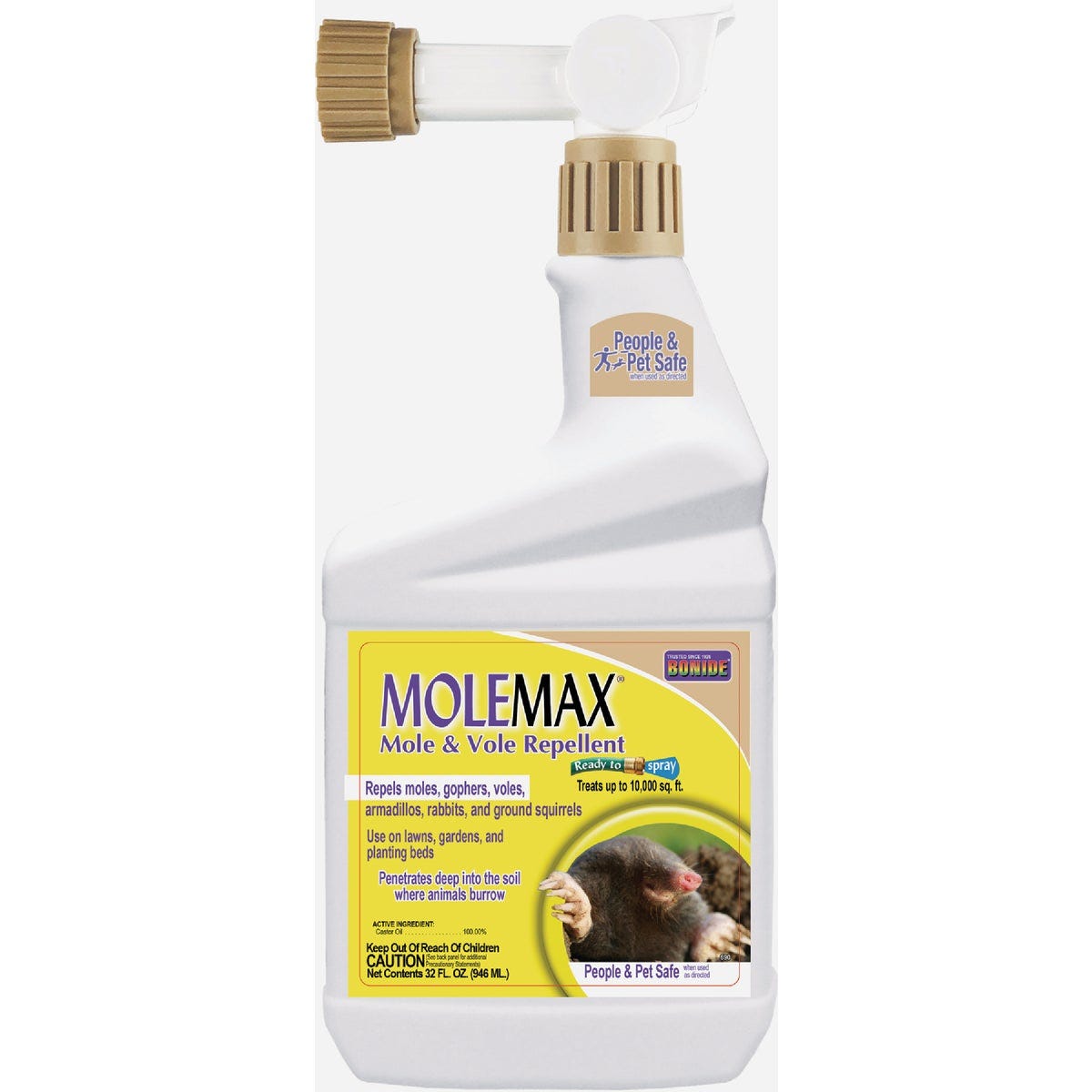 Bonide Molemax 1 Qt. Ready To Spray Animal Repellent
