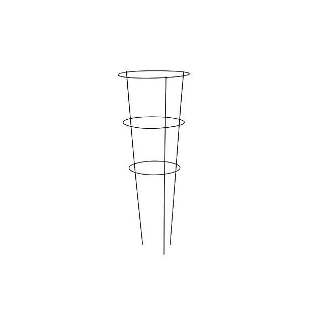 Panacea 16 In. x 42 In. Black Heavy-Duty 3-Ring Tomato Cage