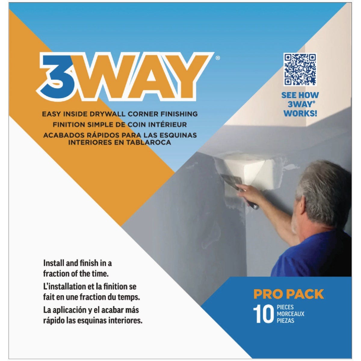 3Way Easy Prefabricated Inside Drywall Corner (10-Pack) - photo 3 3Way Easy Prefabricated Inside Drywall Corner (10-Pack) - photo 3