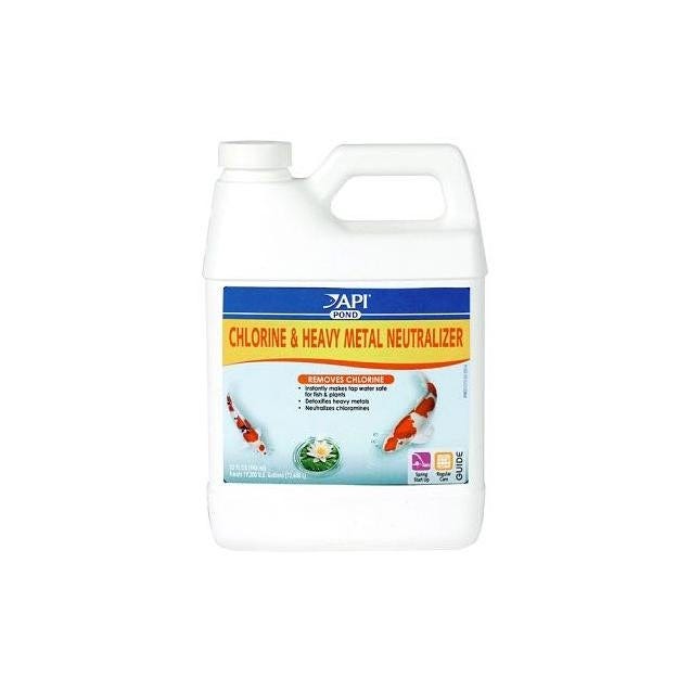 API Pond 32 Oz. Chlorine & Heavy Metal Pond Water Neutralizer API Pond 32 Oz. Chlorine & Heavy Metal Pond Water Neutralizer