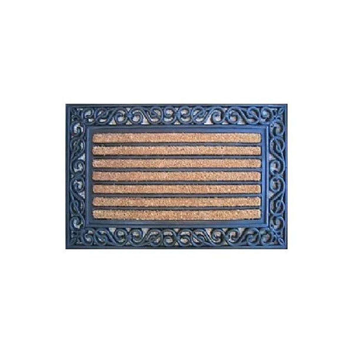 Sports Licensing Solutions 18 In. x 30 In. Scrolled Edge Coir & Rubber Door Mat Sports Licensing Solutions 18 In. x 30 In. Scrolled Edge Coir & Rubber Door Mat