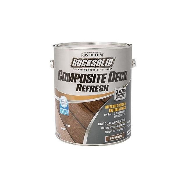 Rust-Oleum RockSolid Composite Deck Refresh, Brown, 1-Gal.