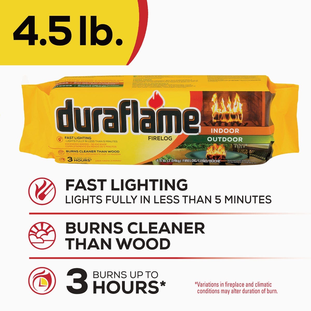 Duraflame 3-Hour Firelog (6-Pack) - photo 7