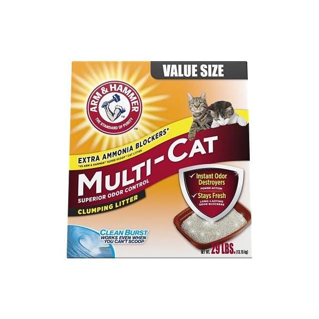 Arm & Hammer 29 Lb. Multi Cat Clumping Cat Litter