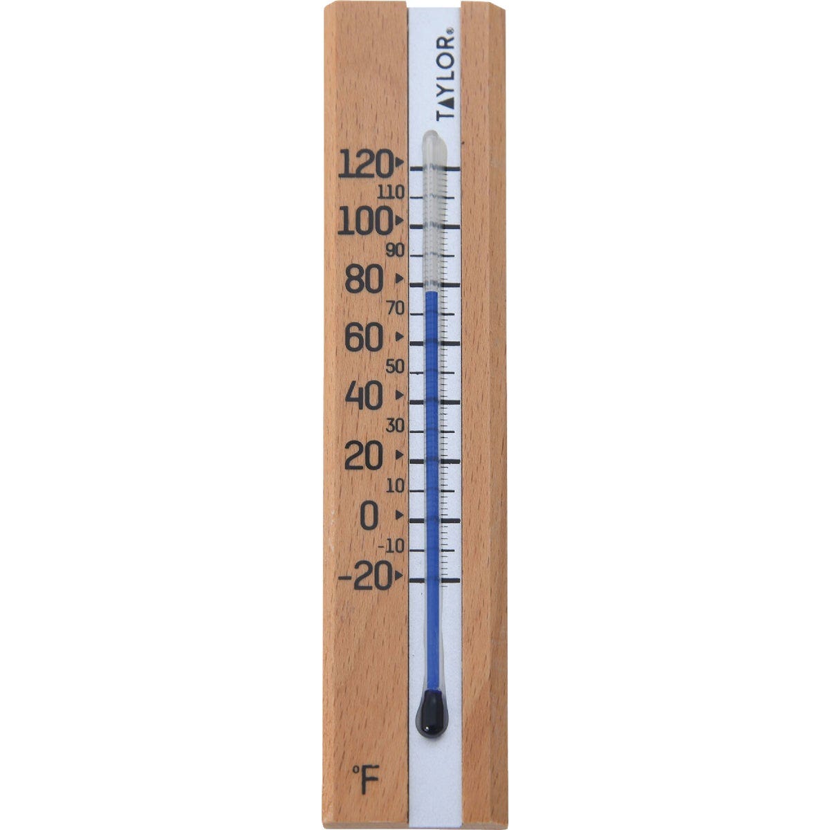 Taylor Fahrenheit -20 to 120 Brown Wood Indoor Window Thermometer Taylor Fahrenheit -20 to 120 Brown Wood Indoor Window Thermometer