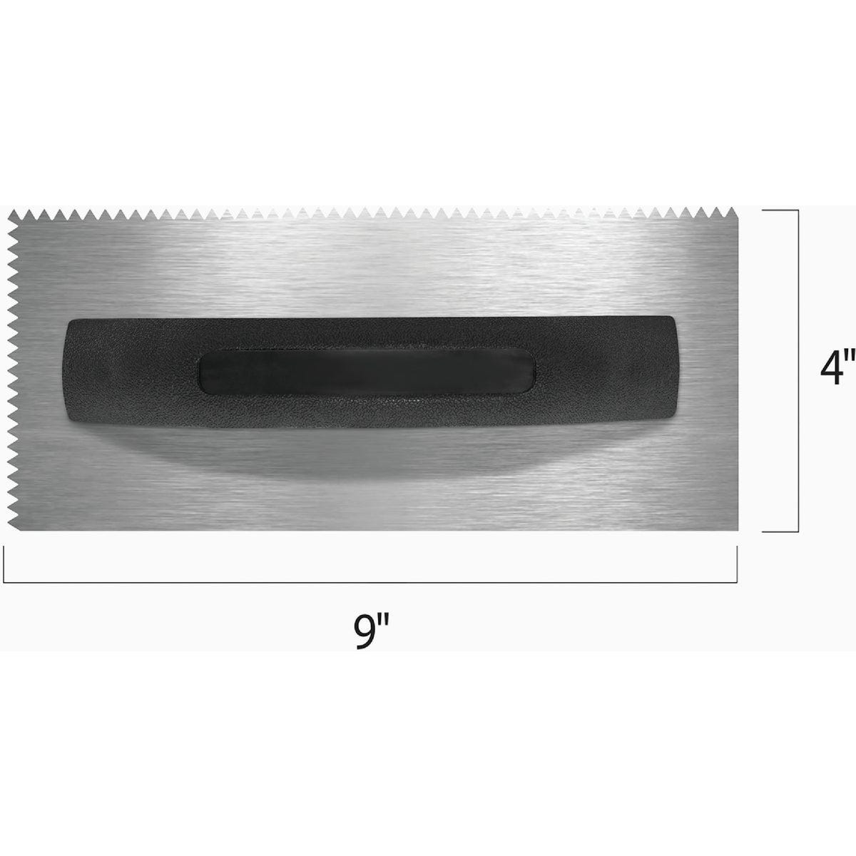 QEP 3/16 In. x 5/32 In. V-Notch Trowel - photo 4