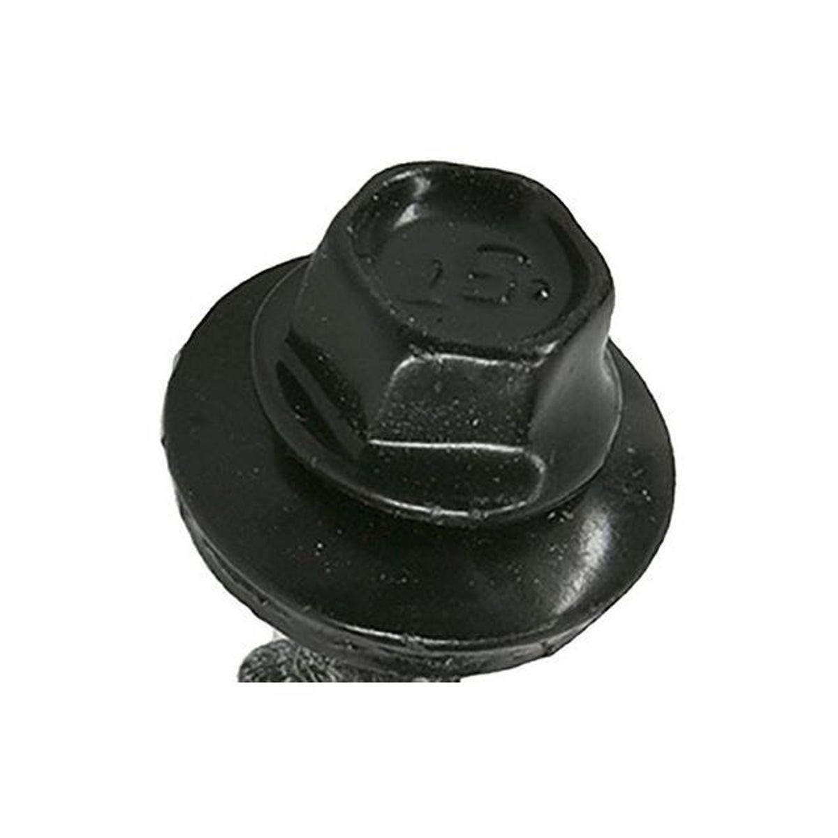 Hillman Power Pro #10 x 1 In. 250-Ct. Black Metal to Wood Self-Drilling Roofing Screws