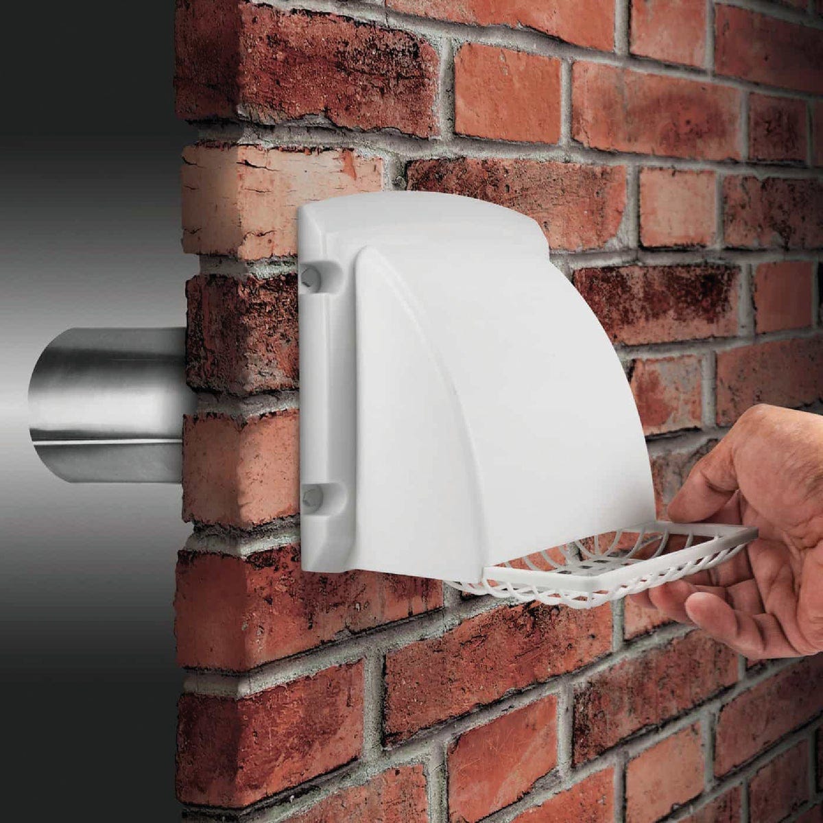 Dundas Jafine ProMax 4 In. White Plastic Dryer Vent Hood - photo 5