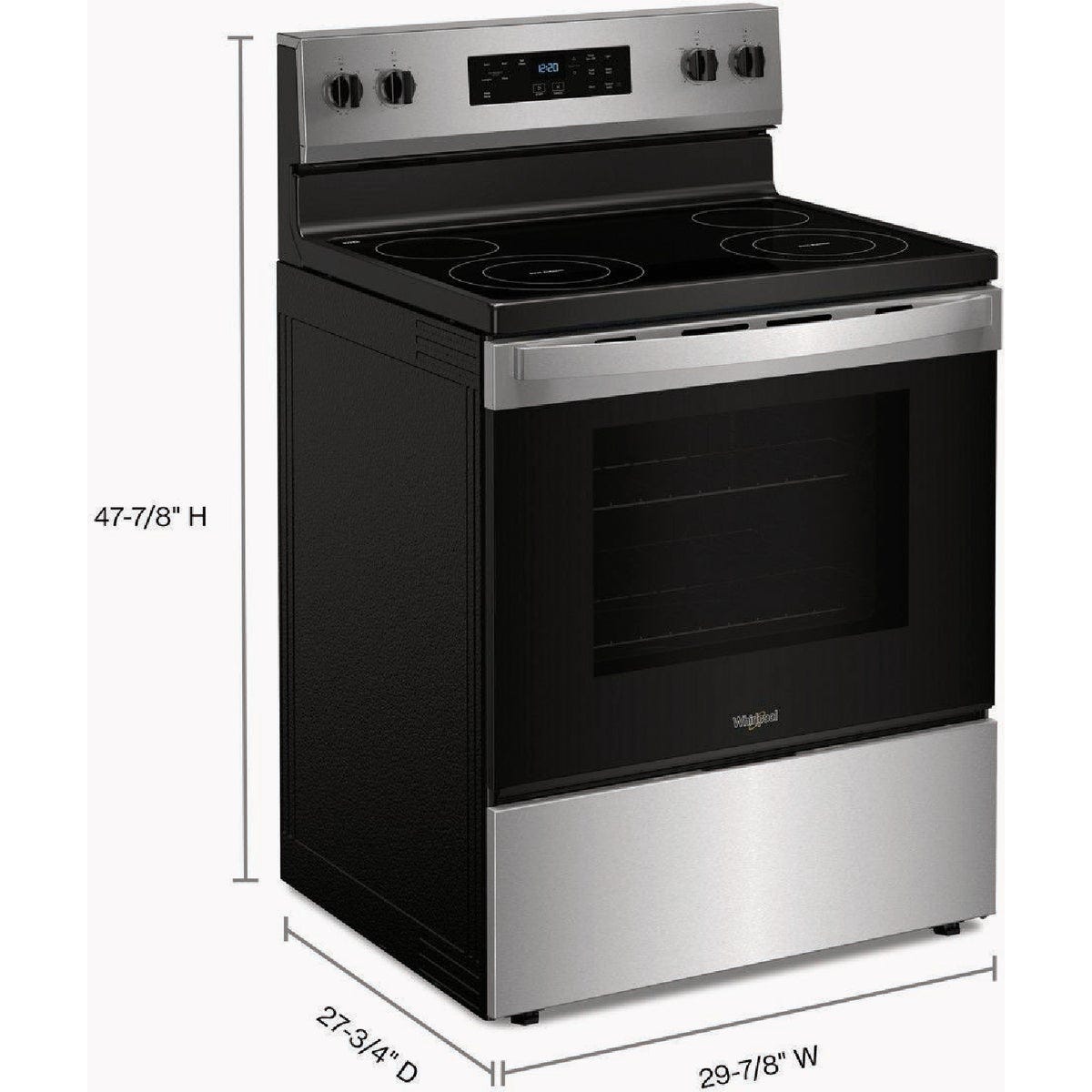 Whirlpool 30 In. Electric Range with Self Clean - photo 2