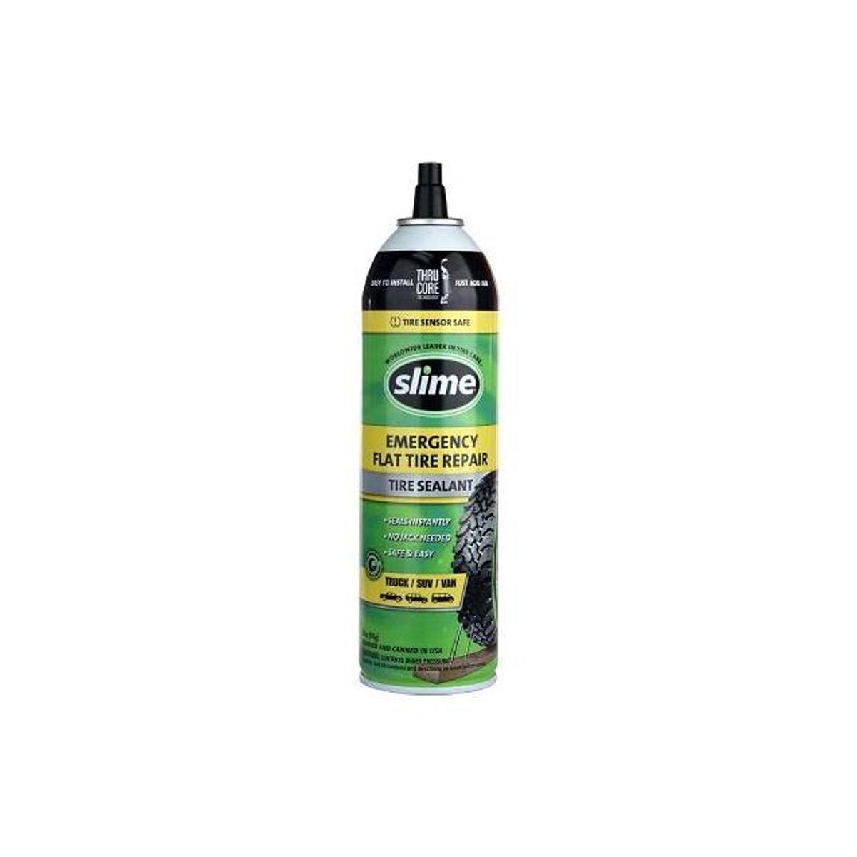 Slime 18 Oz. Thru-Core Emergency Large Tire Sealant