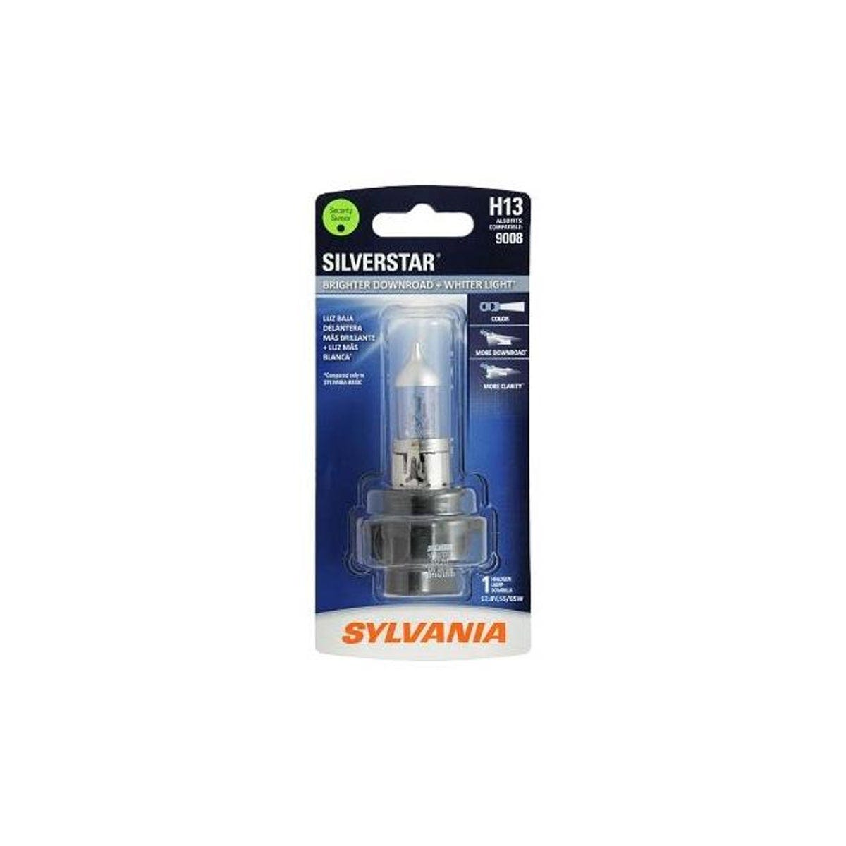 Sylvania H13 SilverStar Halogen Headlight Bulb Sylvania H13 SilverStar Halogen Headlight Bulb
