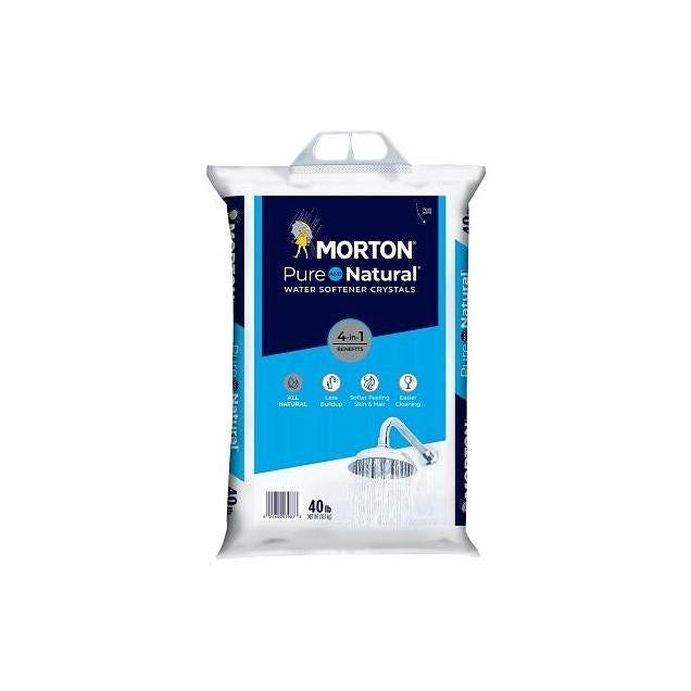 Morton 50 Lb. Pure & Natural Water Softening Crystals