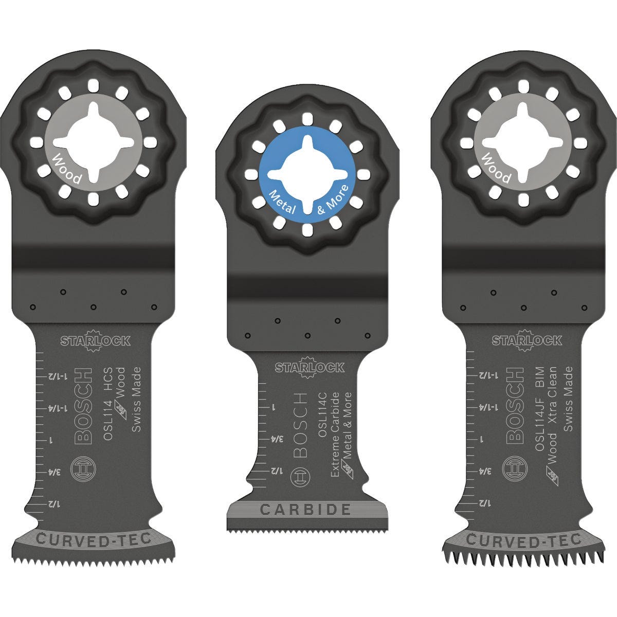 Bosch Starlock Oscillating Multi-Tool Accessory Blade Set (3-Piece) - photo 2 Bosch Starlock Oscillating Multi-Tool Accessory Blade Set (3-Piece) - photo 2