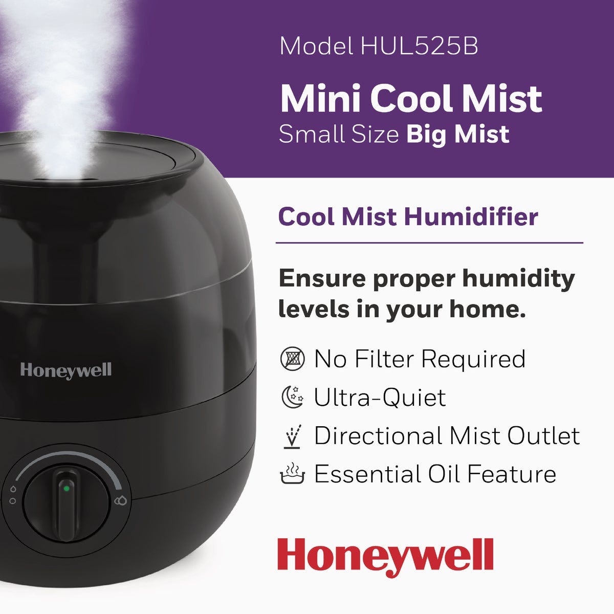 Honeywell MistMate Mini Cool Mist Humidifier for Small Rooms - photo 3 Honeywell MistMate Mini Cool Mist Humidifier for Small Rooms - photo 3