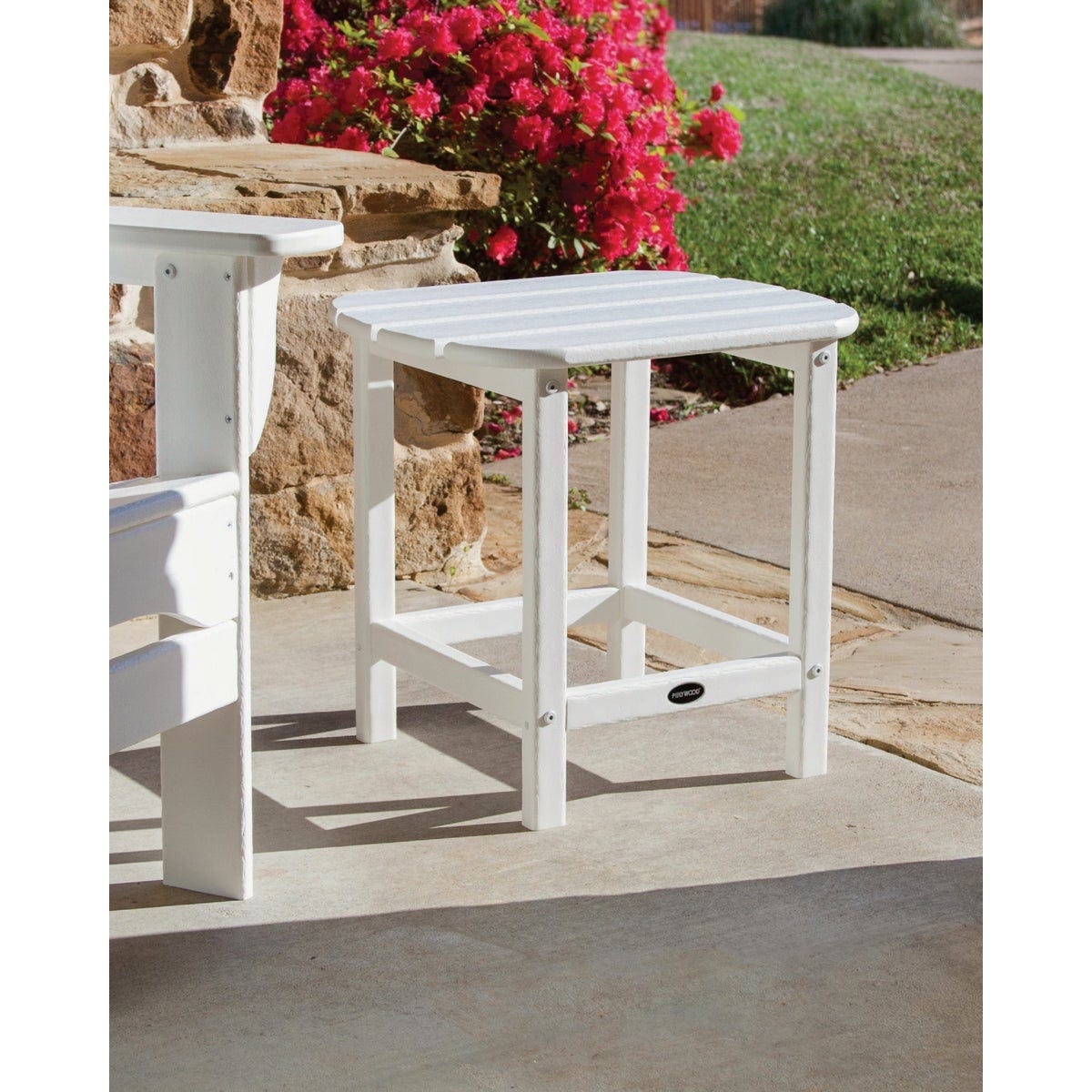 POLYWOOD South Beach 18 In. Side Table, Black - photo 2