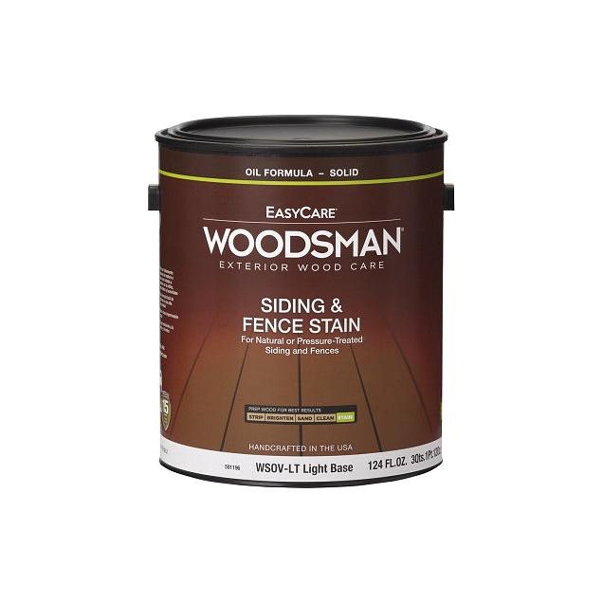 EasyCare Woodsman Light Base Solid-Color Oil Base House & Trim Stain, 1 Gal.