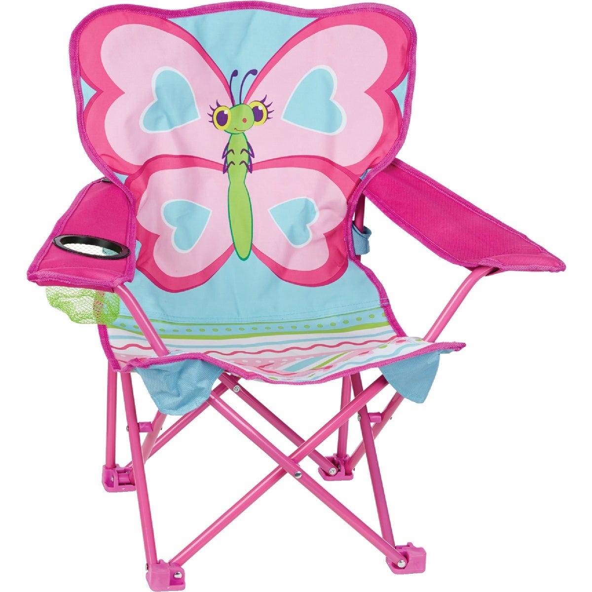 Melissa & Doug Pink & Blue Butterfly Polyester Folding Kids Chair - photo 2 Melissa & Doug Pink & Blue Butterfly Polyester Folding Kids Chair - photo 2