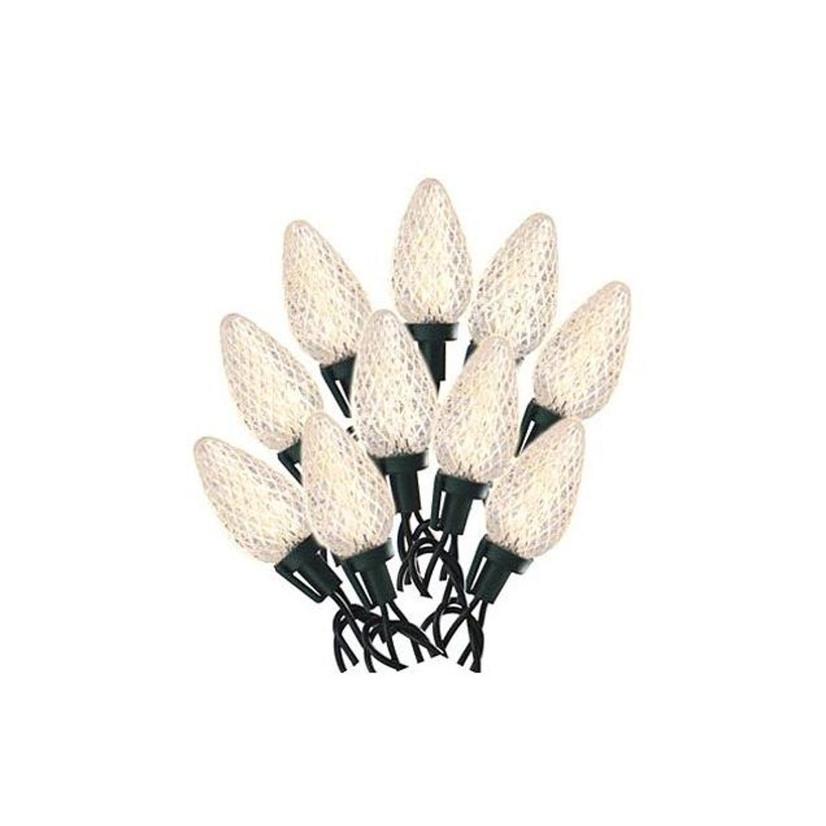 Holiday Wonderland Warm White Faceted 25-Bulb C9 Christmas LED String Light Set Holiday Wonderland Warm White Faceted 25-Bulb C9 Christmas LED String Light Set