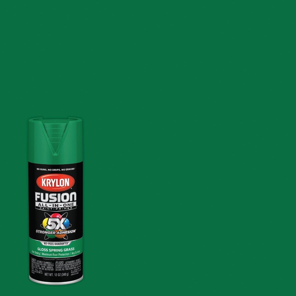 Krylon Fusion All-In-One Gloss Spray Paint & Primer, Spring Grass Krylon Fusion All-In-One Gloss Spray Paint & Primer, Spring Grass