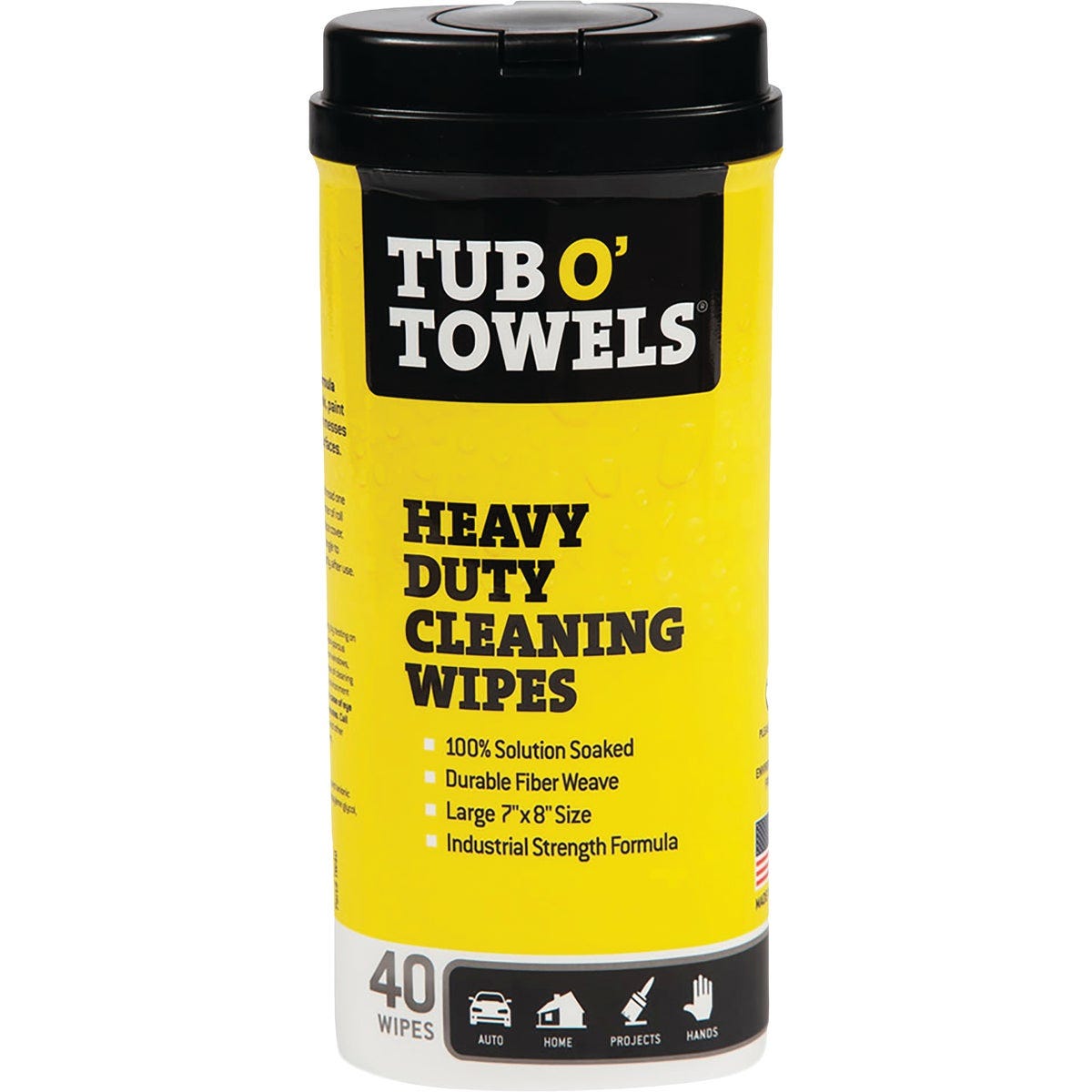 Tub O' Towels Heavy Duty Cleaning Wipes (40-Count) Tub O' Towels Heavy Duty Cleaning Wipes (40-Count)