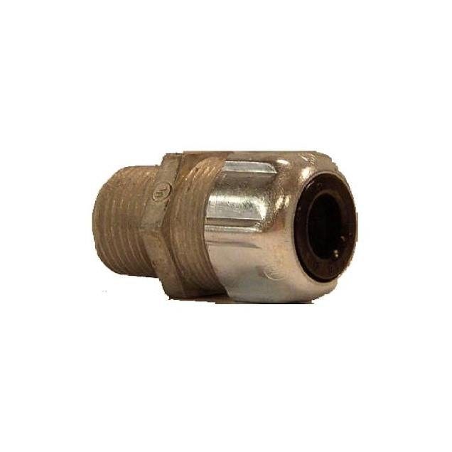 TB Fittings 1/2 In. Strain Relief Connector Conduit Fitting TB Fittings 1/2 In. Strain Relief Connector Conduit Fitting