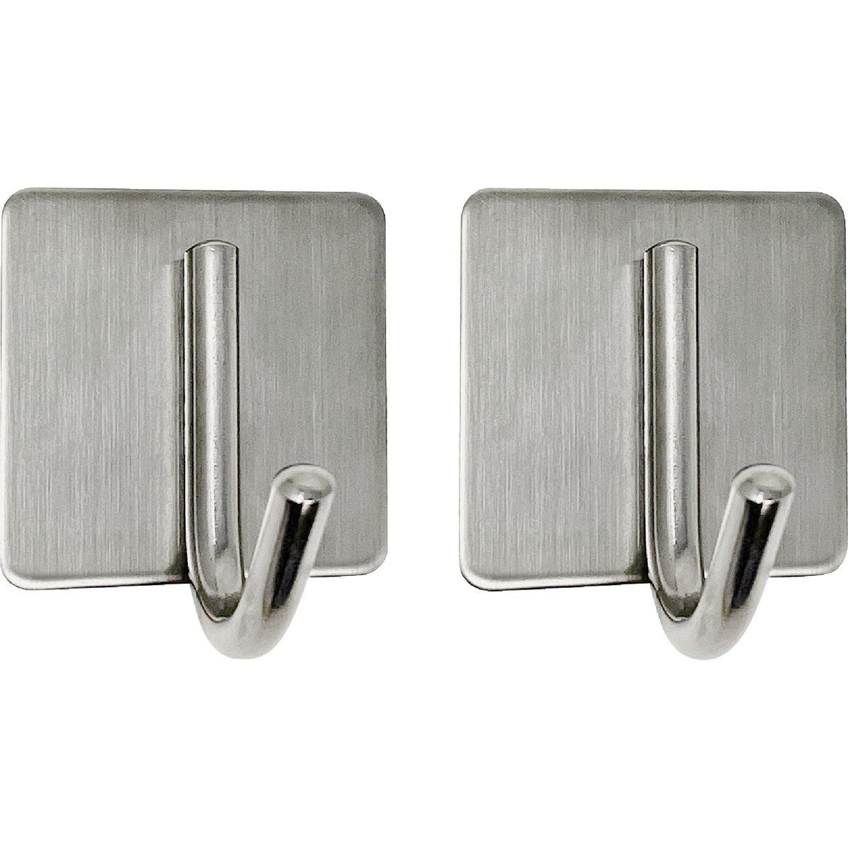 Wrap-It Storage Handy Hooks Stainless Steel Adhesive Hooks (2-Pack) - photo 3