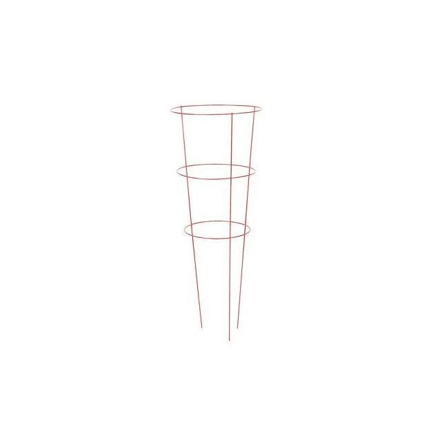 Panacea 42 In. Red Powder Coat Galvanized Heavy-Duty Tomato Cage Panacea 42 In. Red Powder Coat Galvanized Heavy-Duty Tomato Cage