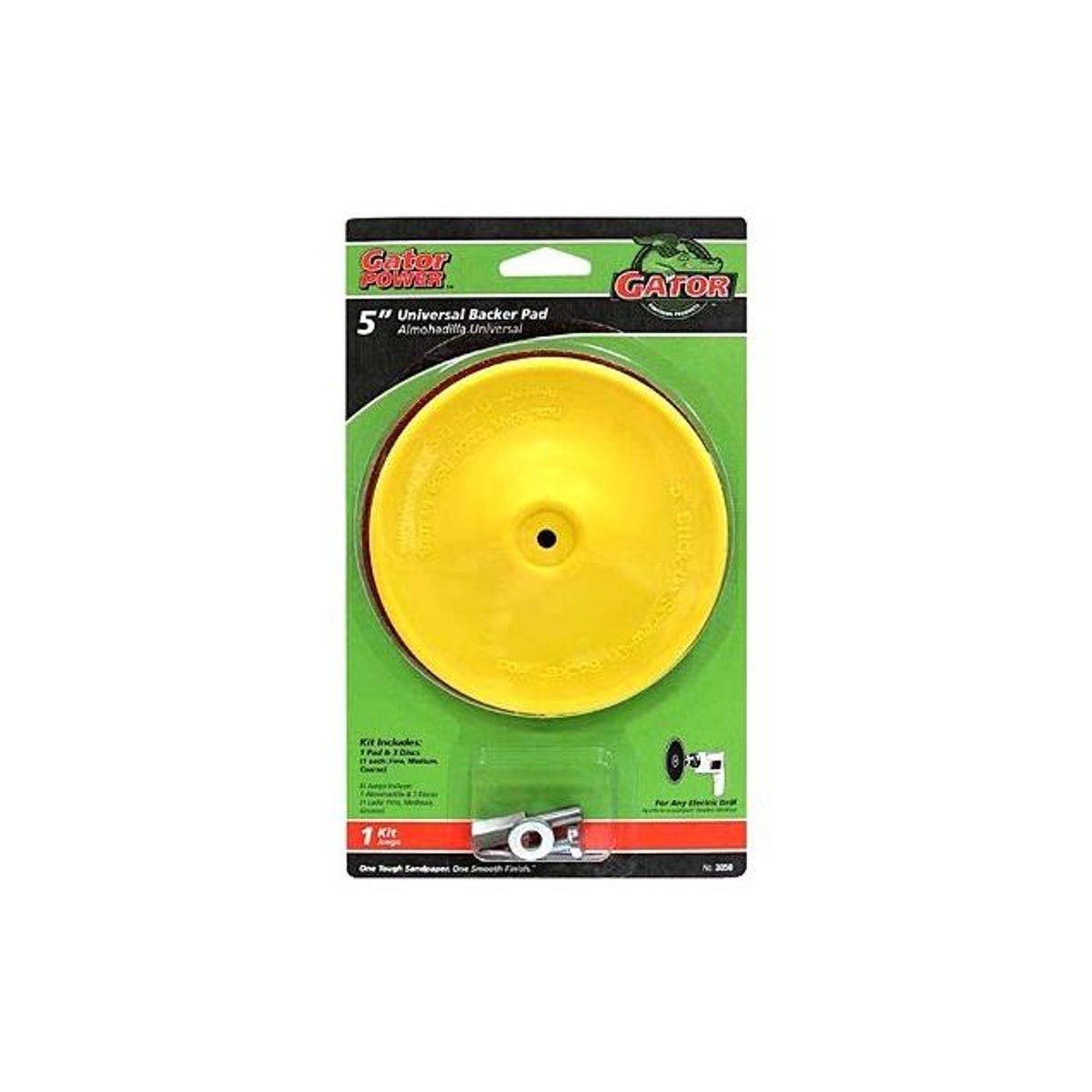 Gator 5 In. Stick-On Sanding Disc Kit Gator 5 In. Stick-On Sanding Disc Kit