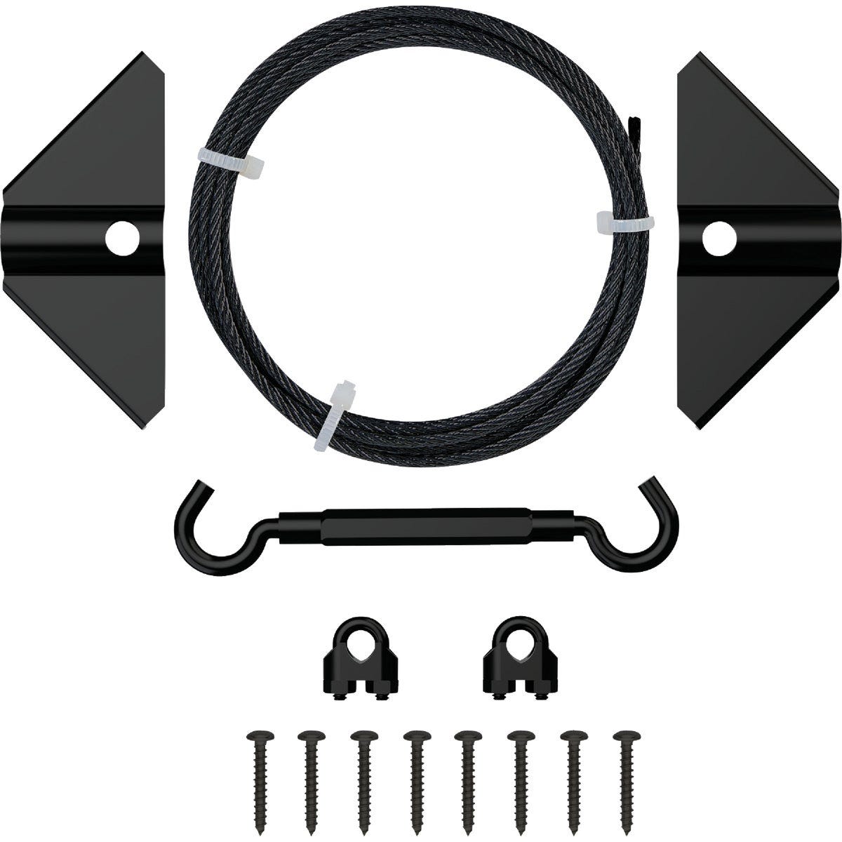 National Hardware Black Anti-Sag Gate Kit