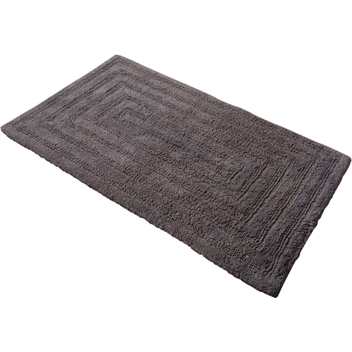 Moda At Home 20 In. x 30 In. Grey Amera Reversible Bathmat - photo 2 Moda At Home 20 In. x 30 In. Grey Amera Reversible Bathmat - photo 2