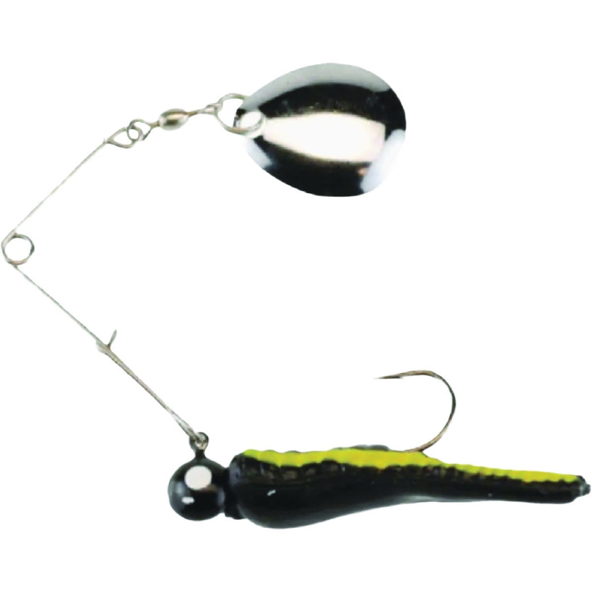 Johnson Beetle Spin 2 In. Nickel Blade Black/Yellow Stripe Lure (2-Pack) Johnson Beetle Spin 2 In. Nickel Blade Black/Yellow Stripe Lure (2-Pack)