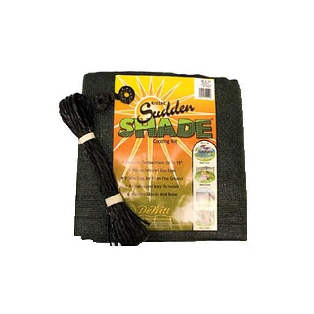 DeWitt 12 Ft. x 12 Ft. Sudden Shade Fabric, Black DeWitt 12 Ft. x 12 Ft. Sudden Shade Fabric, Black