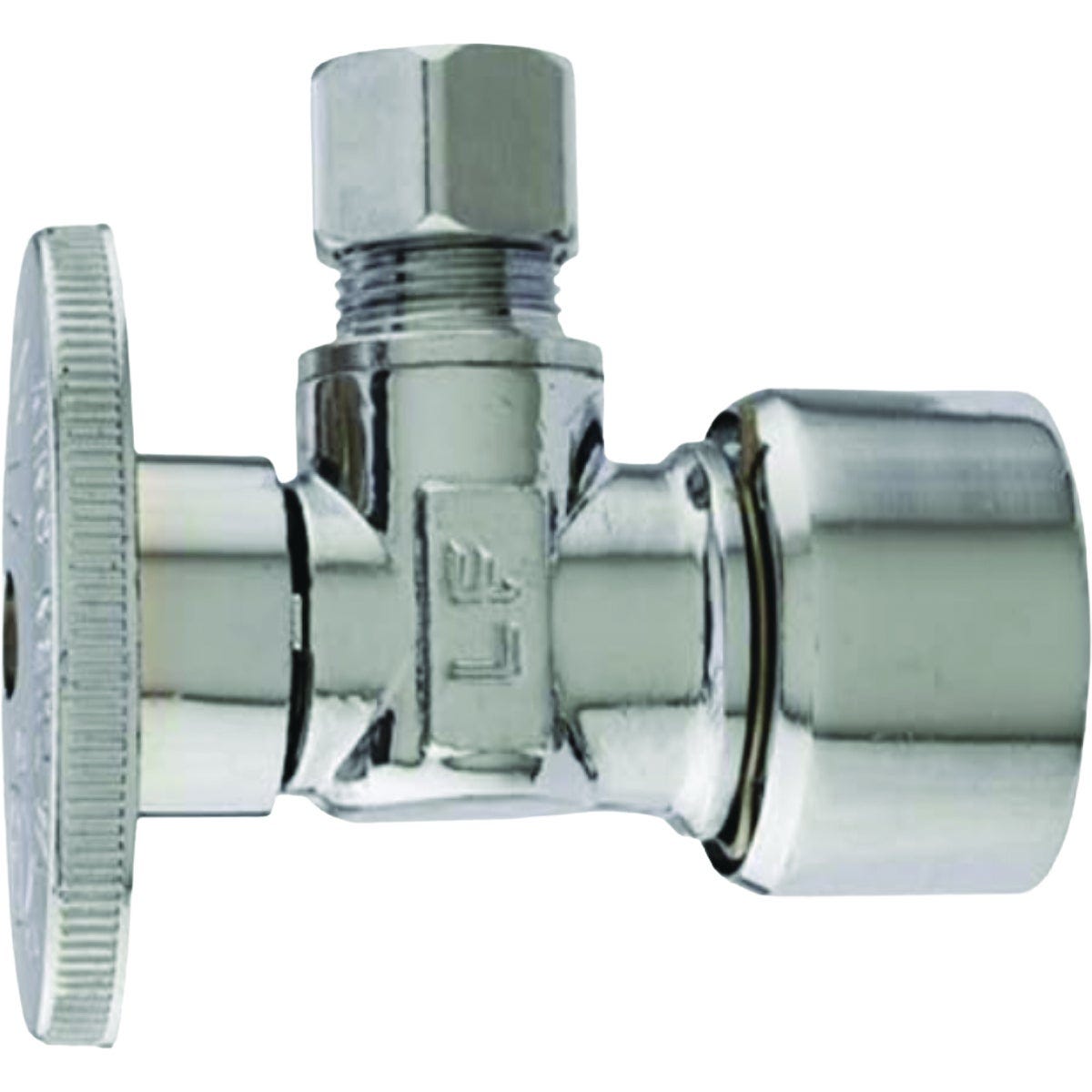 Master Plumber 5/8 In. OD Quick Lock x 3/8 In. OD Compression Chrome Angle Supply Stop Push Fit Valve - photo 2 Master Plumber 5/8 In. OD Quick Lock x 3/8 In. OD Compression Chrome Angle Supply Stop Push Fit Valve - photo 2