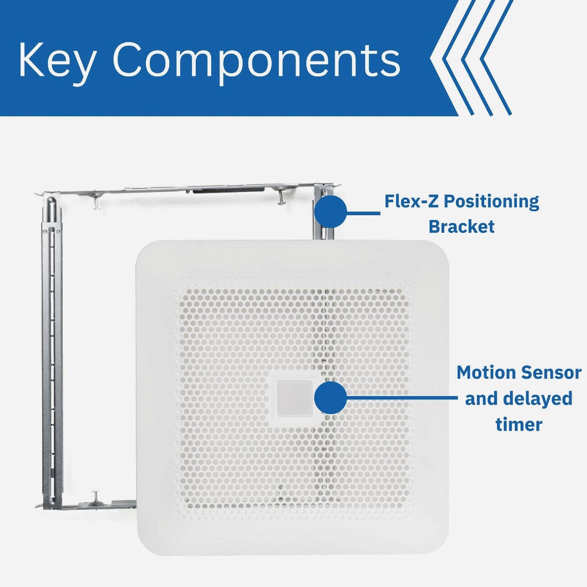Panasonic Whisper Suite 110 CFM Bathroom Exhaust Fan with Motion Sensor - photo 4 Panasonic Whisper Suite 110 CFM Bathroom Exhaust Fan with Motion Sensor - photo 4