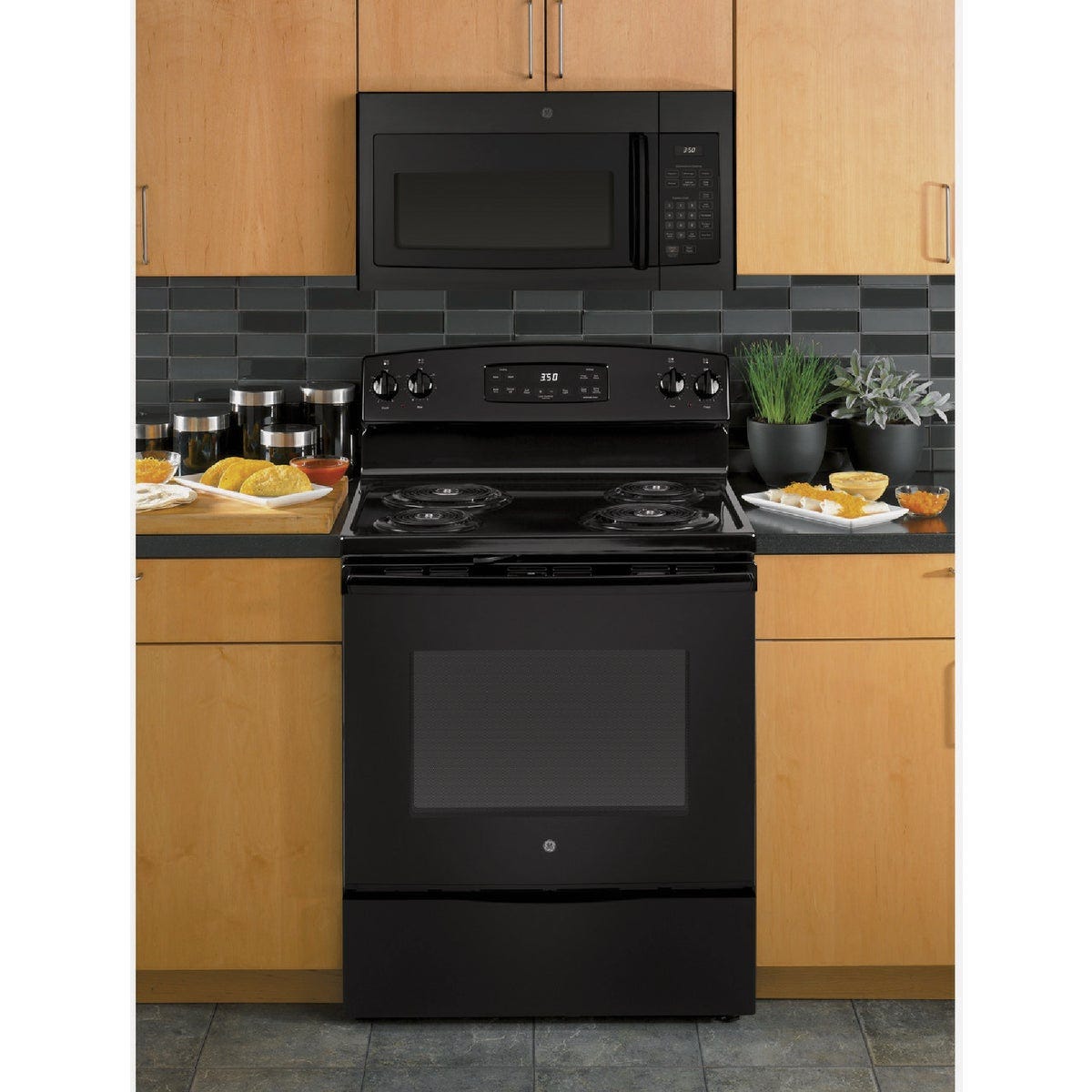 GE 1.6 Cu. Ft. Over-The-Range Microwave Oven, Black - photo 3