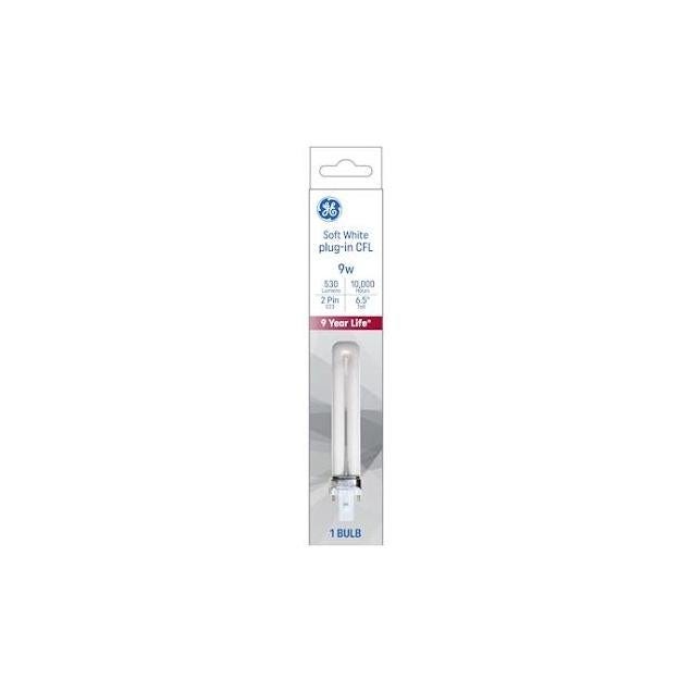GE 9W White Compact Fluorescent Light Bulb GE 9W White Compact Fluorescent Light Bulb