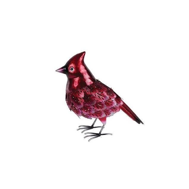 Moonrays Solar LED Cardinal Metal Garden Statue Moonrays Solar LED Cardinal Metal Garden Statue