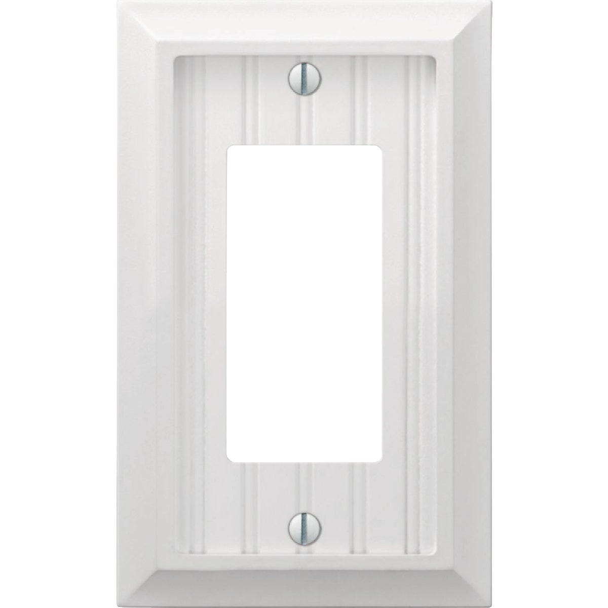 Amerelle Cottage 1-Gang White Wall Plate - photo 2