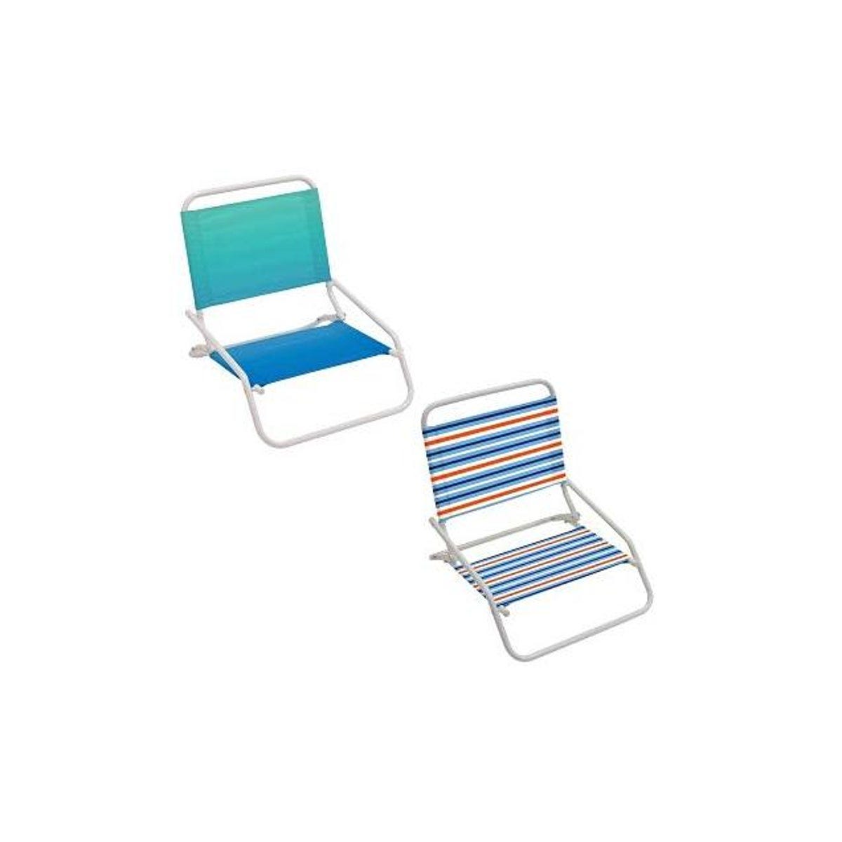 Rio Brands 1-Position Beach Sand Chair, Assorted Colors Rio Brands 1-Position Beach Sand Chair, Assorted Colors