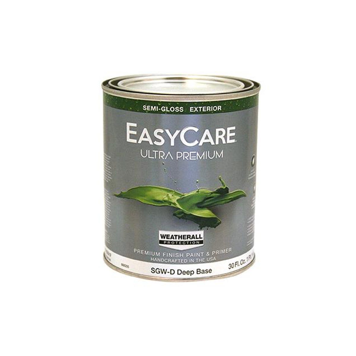 EasyCare WeatherAll Ultra Premium 1 Qt. Semi-Gloss Deep Base Exterior Latex House Paint