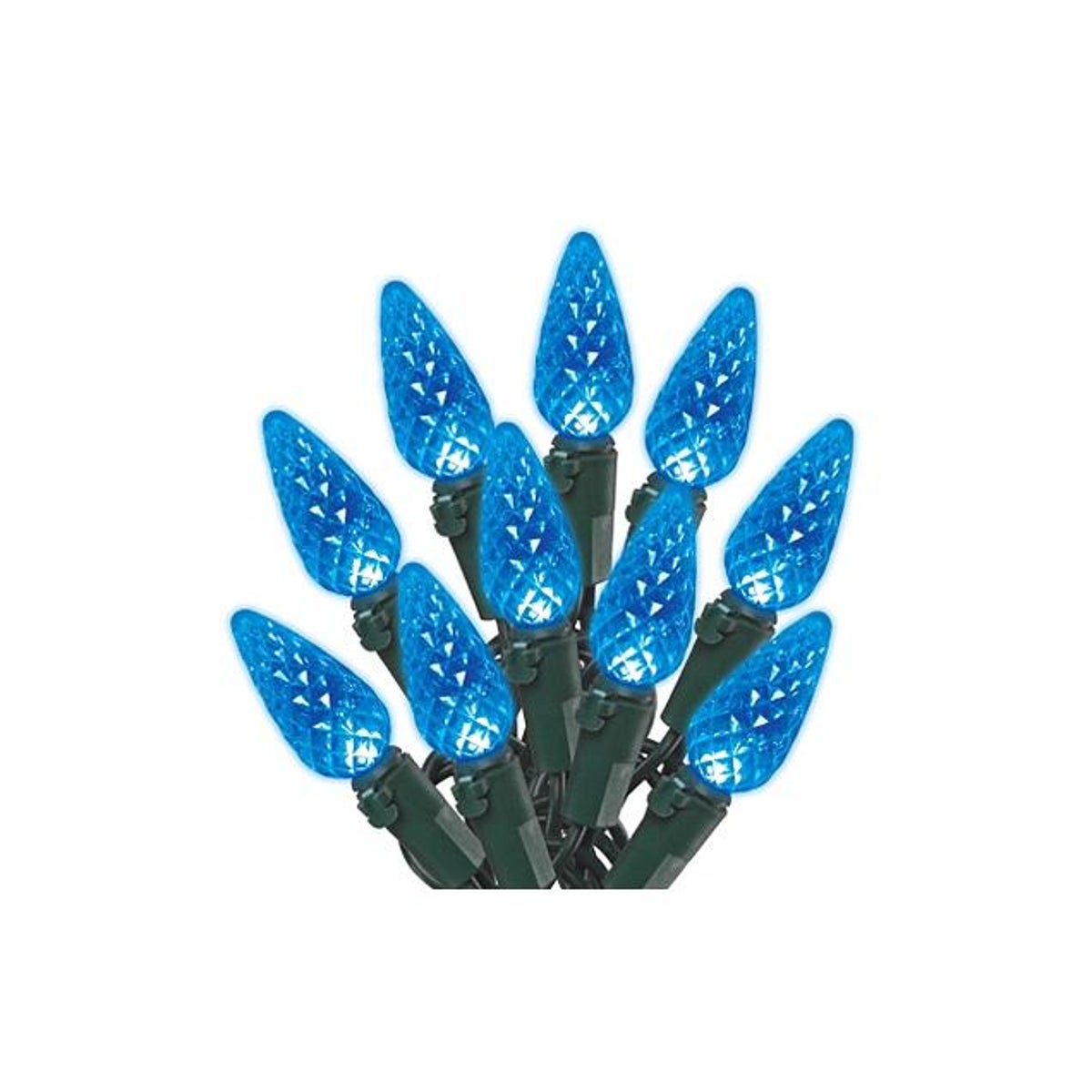 Holiday Wonderland Blue 70-Bulb C6 LED Light Set