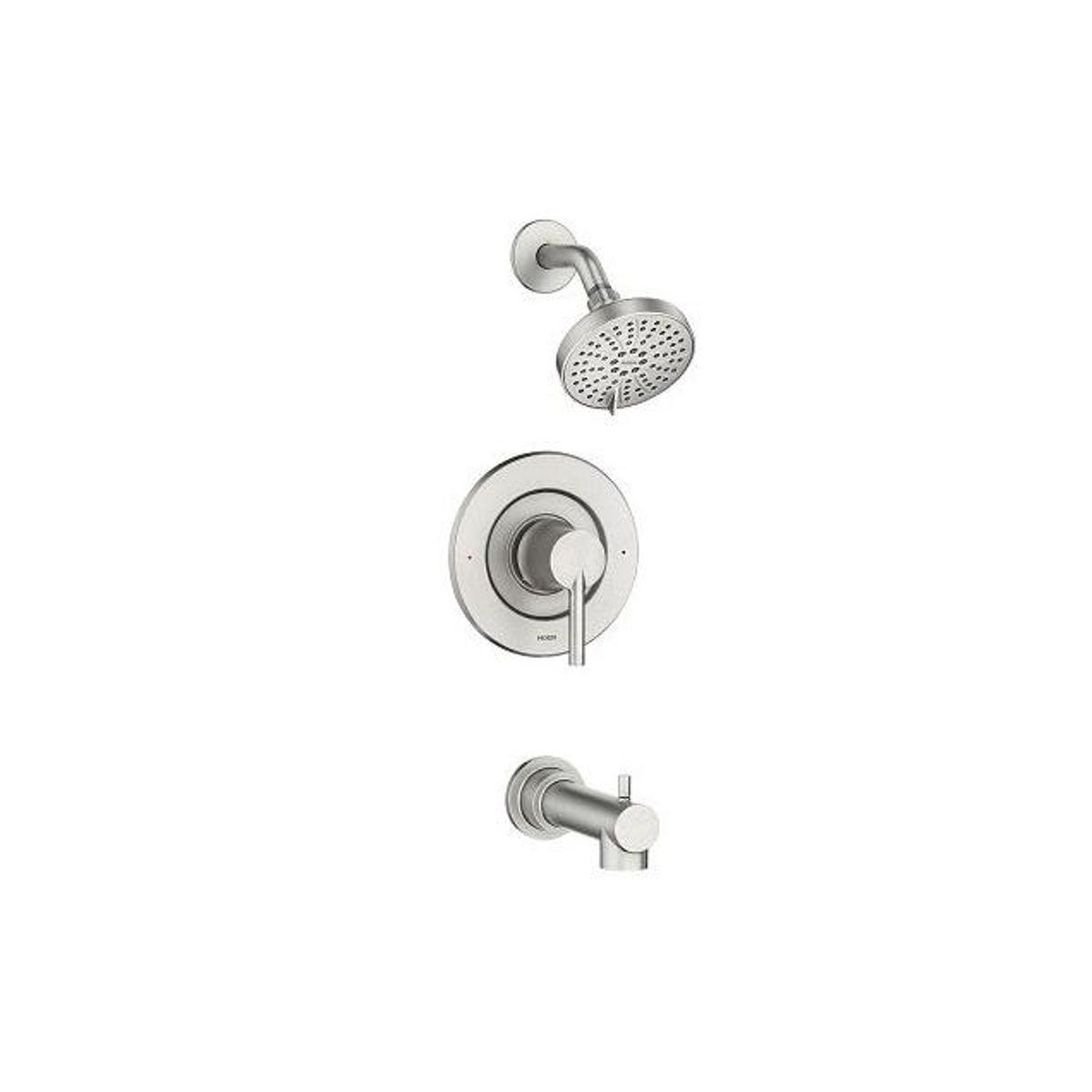 Moen Brushed Nickel Arylis Posi-Temp Tub & Shower Faucet Moen Brushed Nickel Arylis Posi-Temp Tub & Shower Faucet