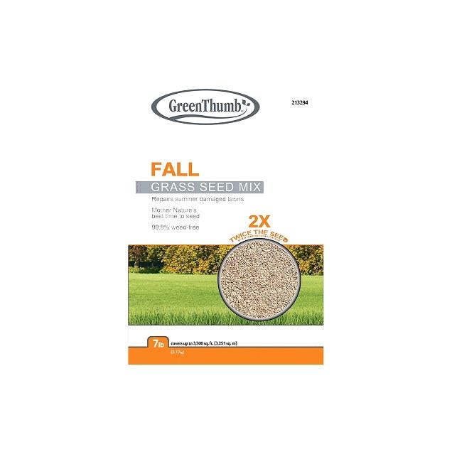 Green Thumb 7 Lb. 1750 Sq. Ft. Fall Grass Seed Mix