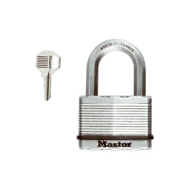 Master Lock Magnum 2-1/2 In. Laminated Keyed Padlock with 1.5 In. Long Shackle