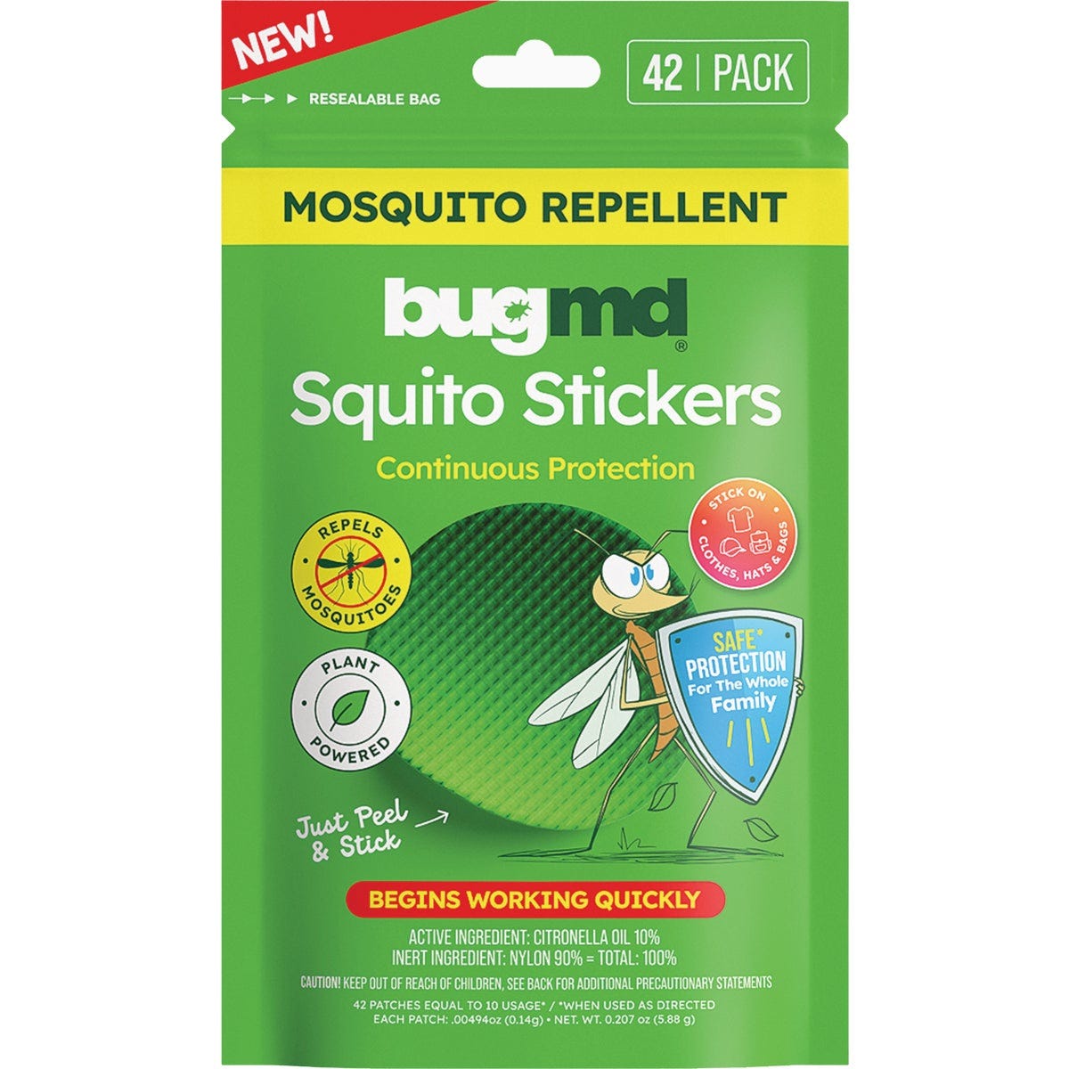 BugMD Squito Stickers Insect Repellent (42-Ct.) BugMD Squito Stickers Insect Repellent (42-Ct.)