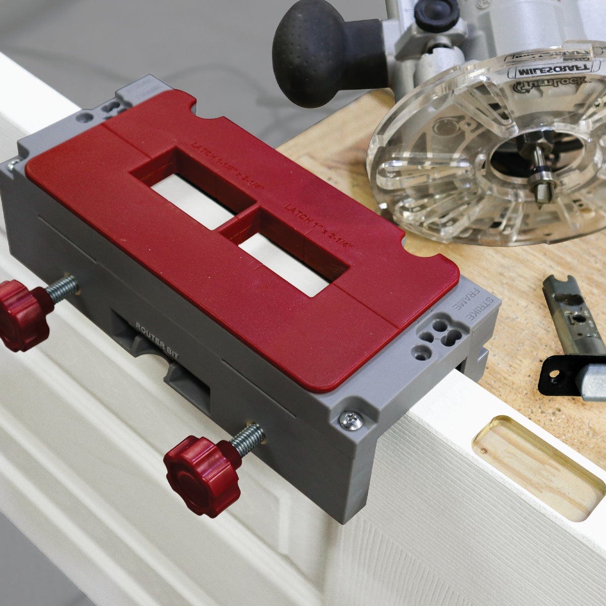 Milescraft HingeJigPLUS Self-Clamping Door & Frame Hinge, Latch, & Strike Plate Jig - photo 7 Milescraft HingeJigPLUS Self-Clamping Door & Frame Hinge, Latch, & Strike Plate Jig - photo 7