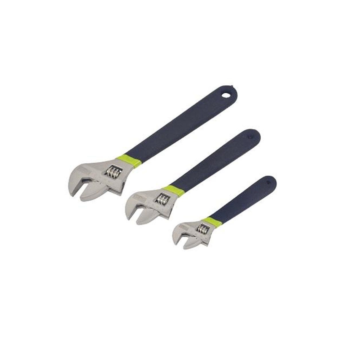 Adjustable Wrench Set, 3-Pc.