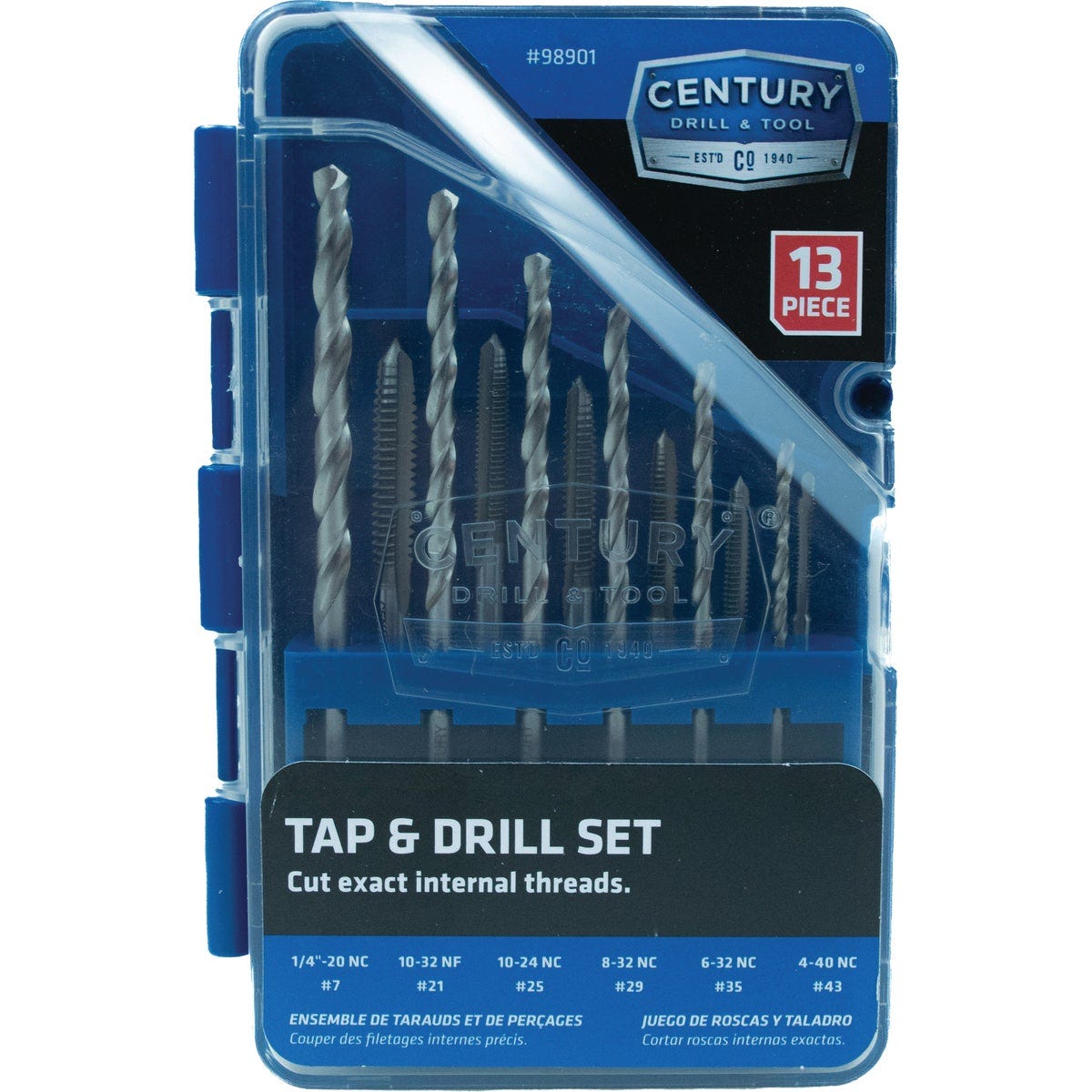Century Drill & Tool Tap & Die Set (13-Piece)