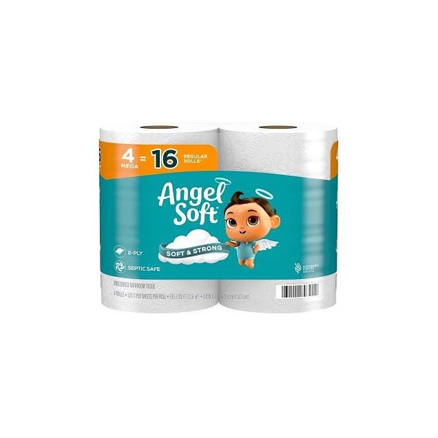 Angel Soft 4-Pack 2-Ply Toilet Paper
