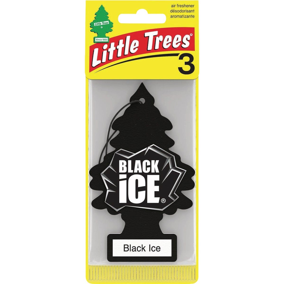 Little Trees Car Air Freshener, Black Ice (3-Pack) - photo 2 Little Trees Car Air Freshener, Black Ice (3-Pack) - photo 2
